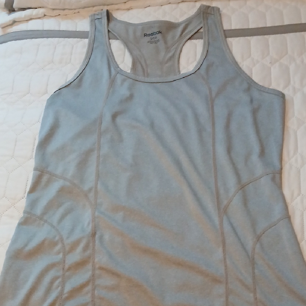 Reebok Gray Muscle Tee for Women